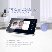 Home-Locking complete deur video videofoon 4 draads.DBF-DT-1117/2203